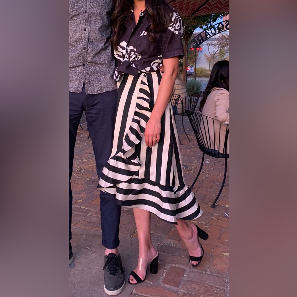 LPA striped skirt
